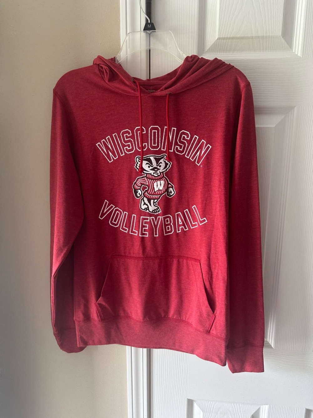 Wisconsin Volleyball Red Hoodie Shirt